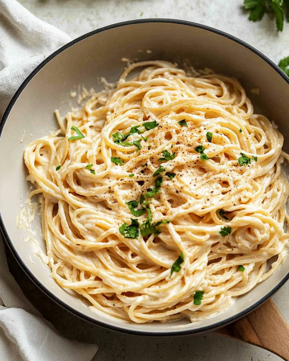 10-Minute Cream Cheese Pasta