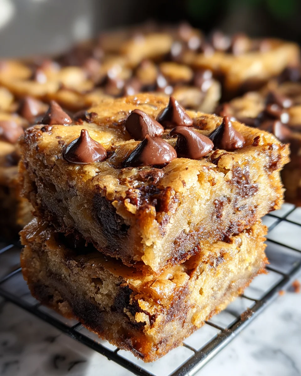 Banana Chocolate Chip Bars