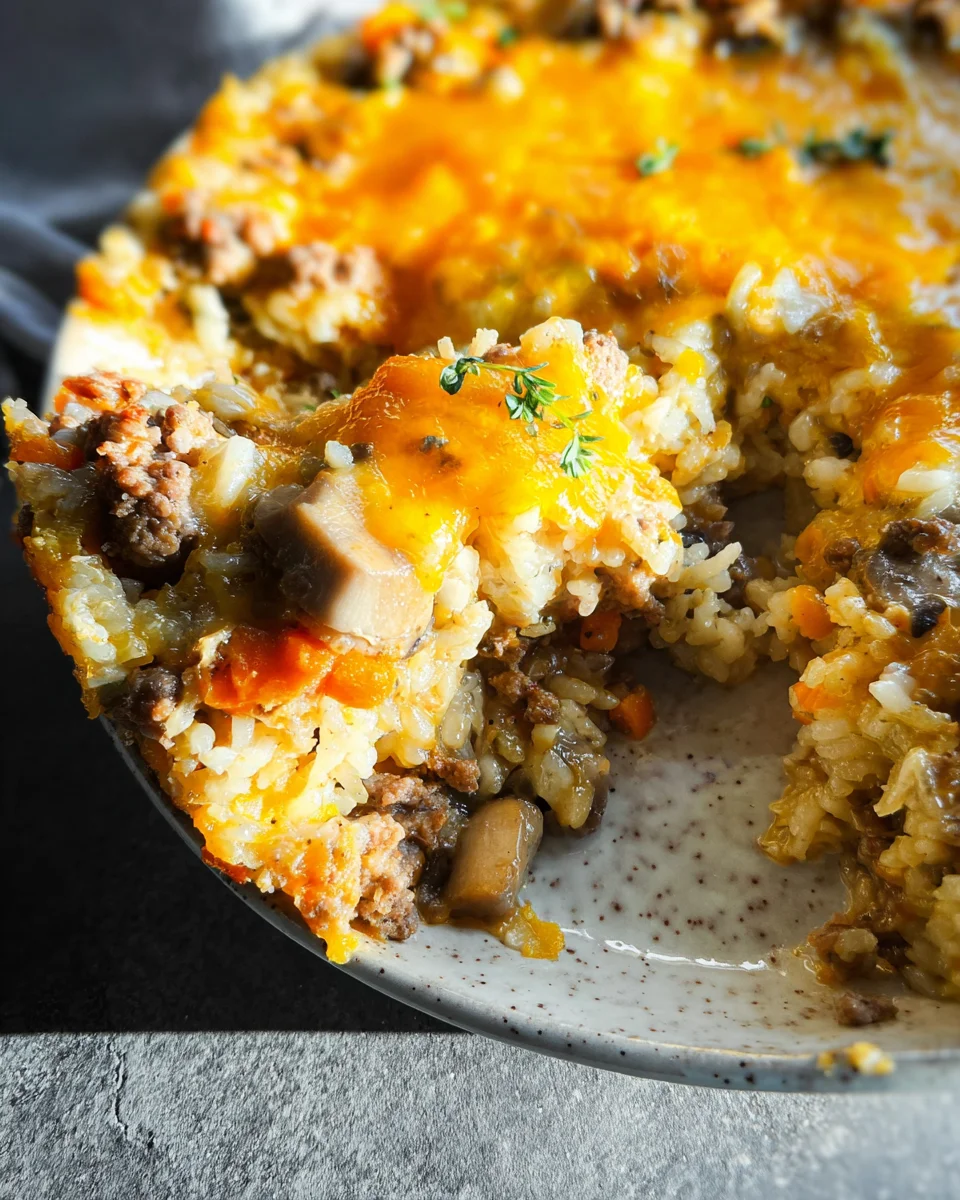 Beef And Rice Casserole