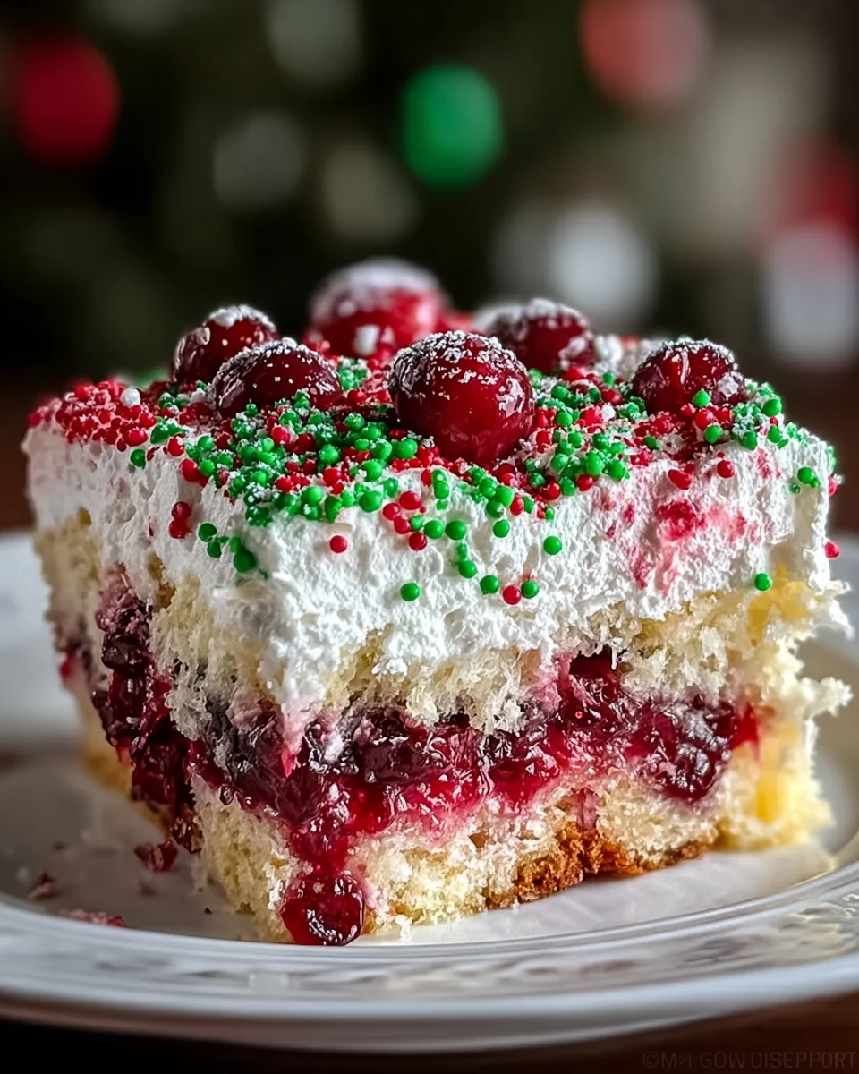 Cranberry Poke Cake