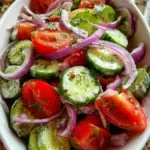 Cucumber Tomato And Onion Salad