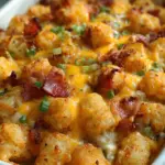 Easy Chicken Bacon Ranch Tater Tot Casserole
