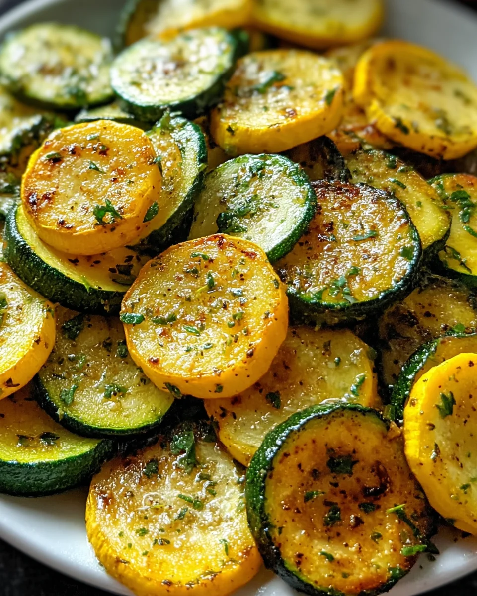 Easy Roasted Summer Squash