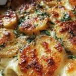 Garlic Basil Scalloped Potatoes 18 Garlic Basil Scalloped Potatoes