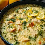 Greek Lemon Chicken Soup (Avgolemono)