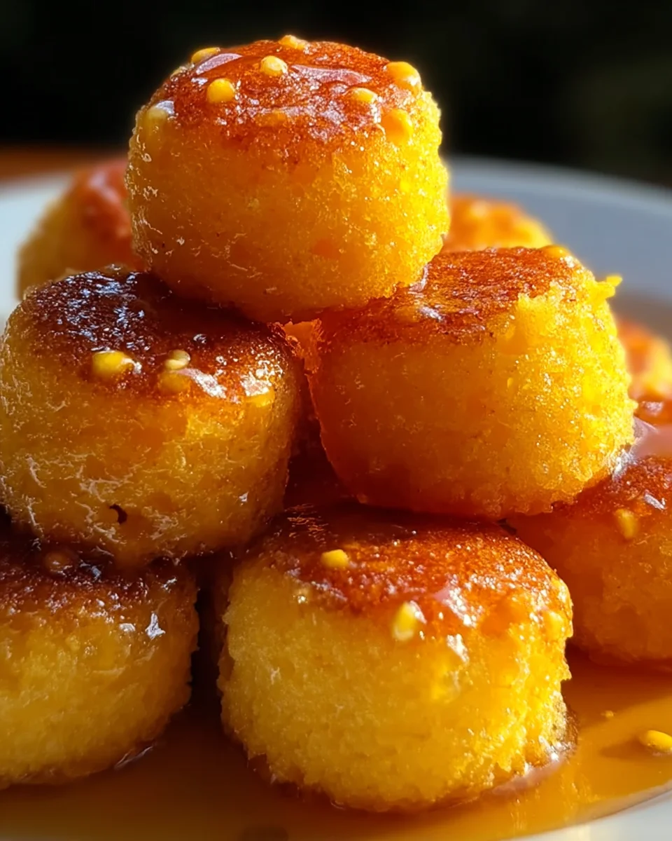 Honey Butter Cornbread Poppers