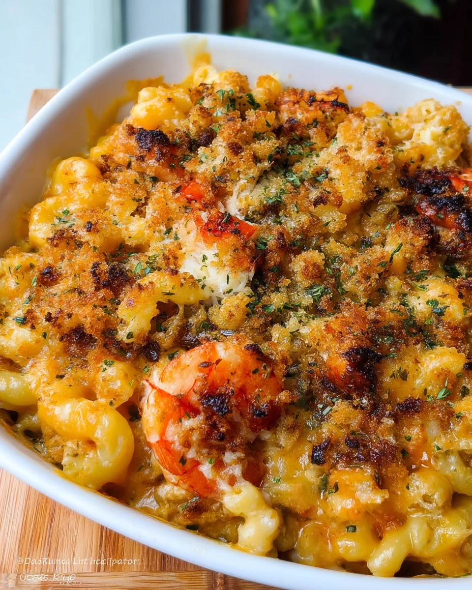 Lobster, Crab And Shrimp Macaroni And Cheese