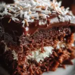 Mounds Poke Cake