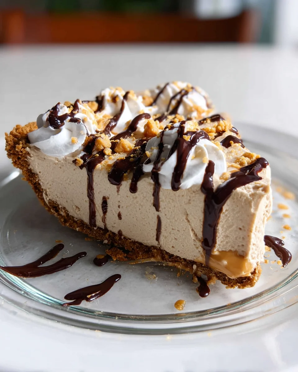 No Bake Cream Cheese Peanut Butter Pie