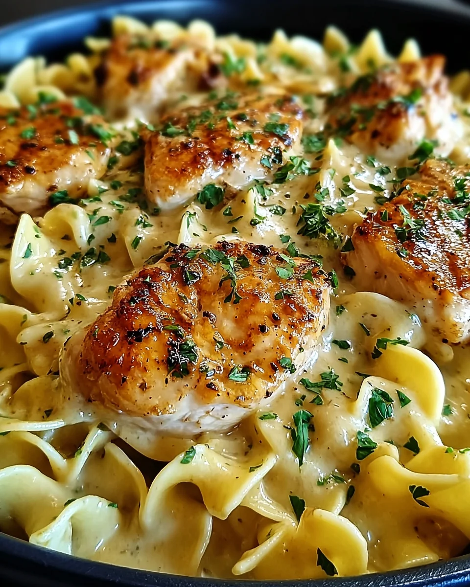 One Pan Chicken Noodles