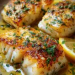 Pan Fried Cod With Lemon Butter Sauce