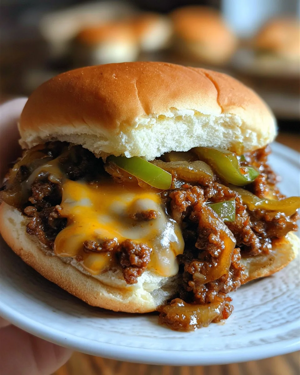Philly Cheesesteak Sloppy Joes Recipe