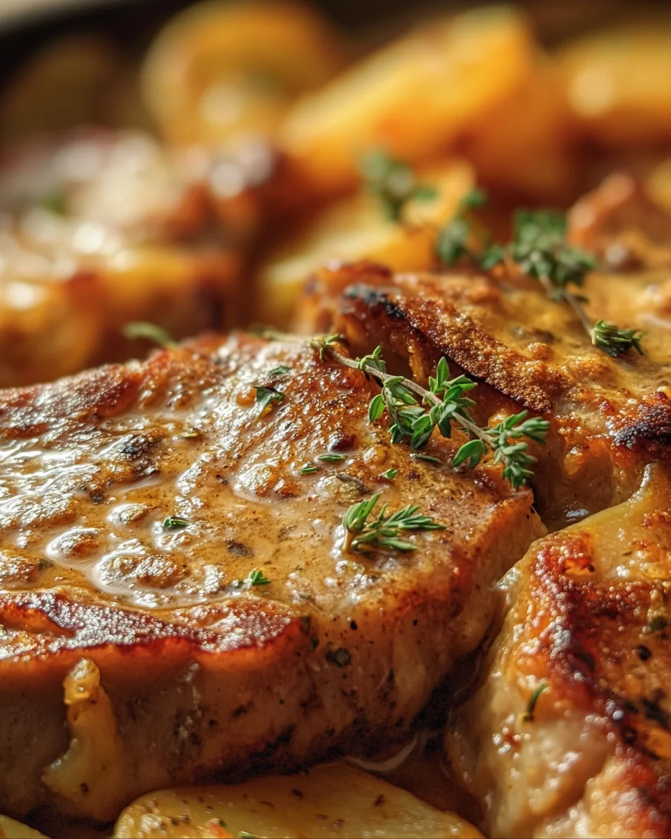 Pork Chops With Scalloped Potatoes