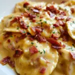 Ravioli Carbonara