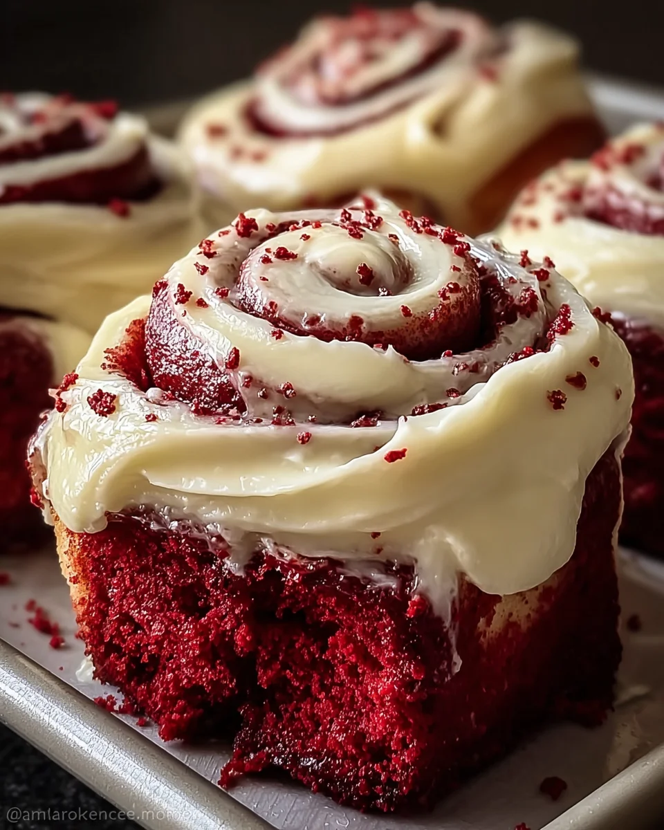 Red Velvet Cinnamon Rolls