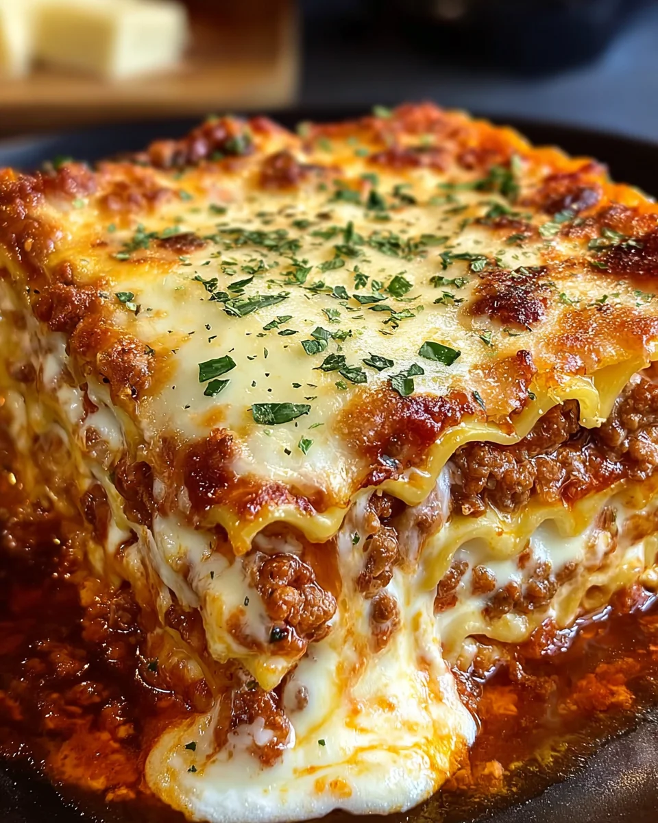Rich Creamy Million Dollar Lasagna