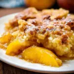 Ridiculously Easy Peach Cobbler