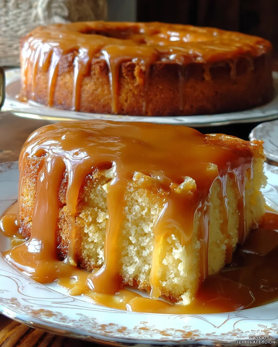 Salted Caramel Kentucky Butter Cake