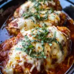 Slow Cooker Cheesy Mozzarella Chicken