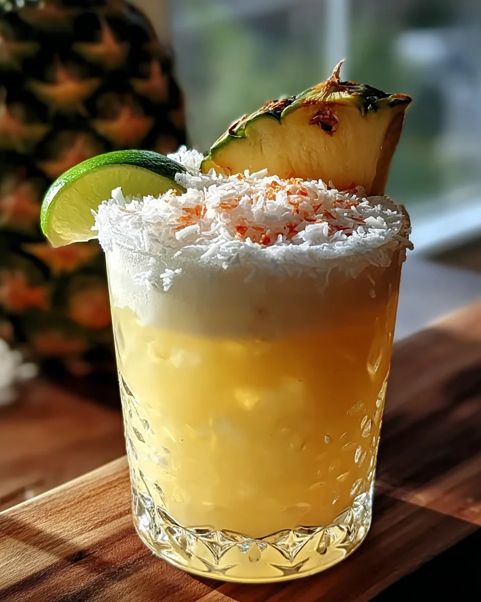 Snowy Pineapple Punch