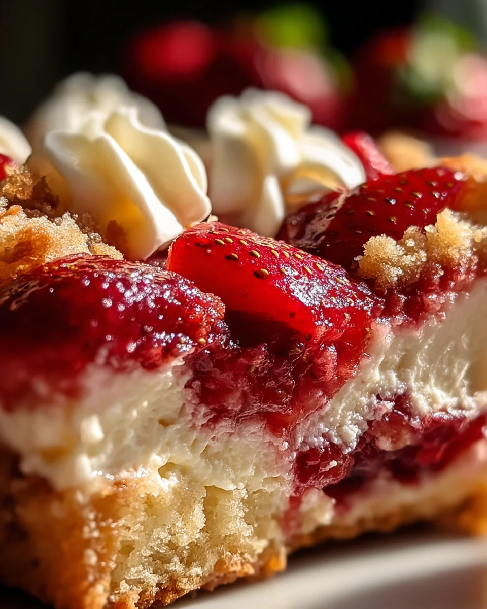 Strawberry Cheesecake Dump Cake