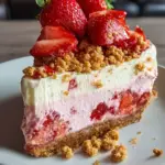 Strawberry Crunch Cheesecake 19 Strawberry Crunch Cheesecake