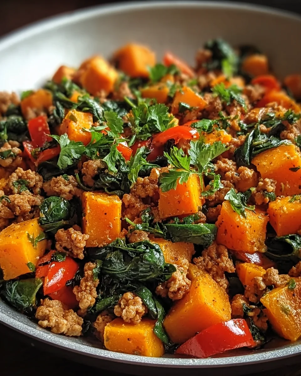 Turkey Sweet Potato Skillet