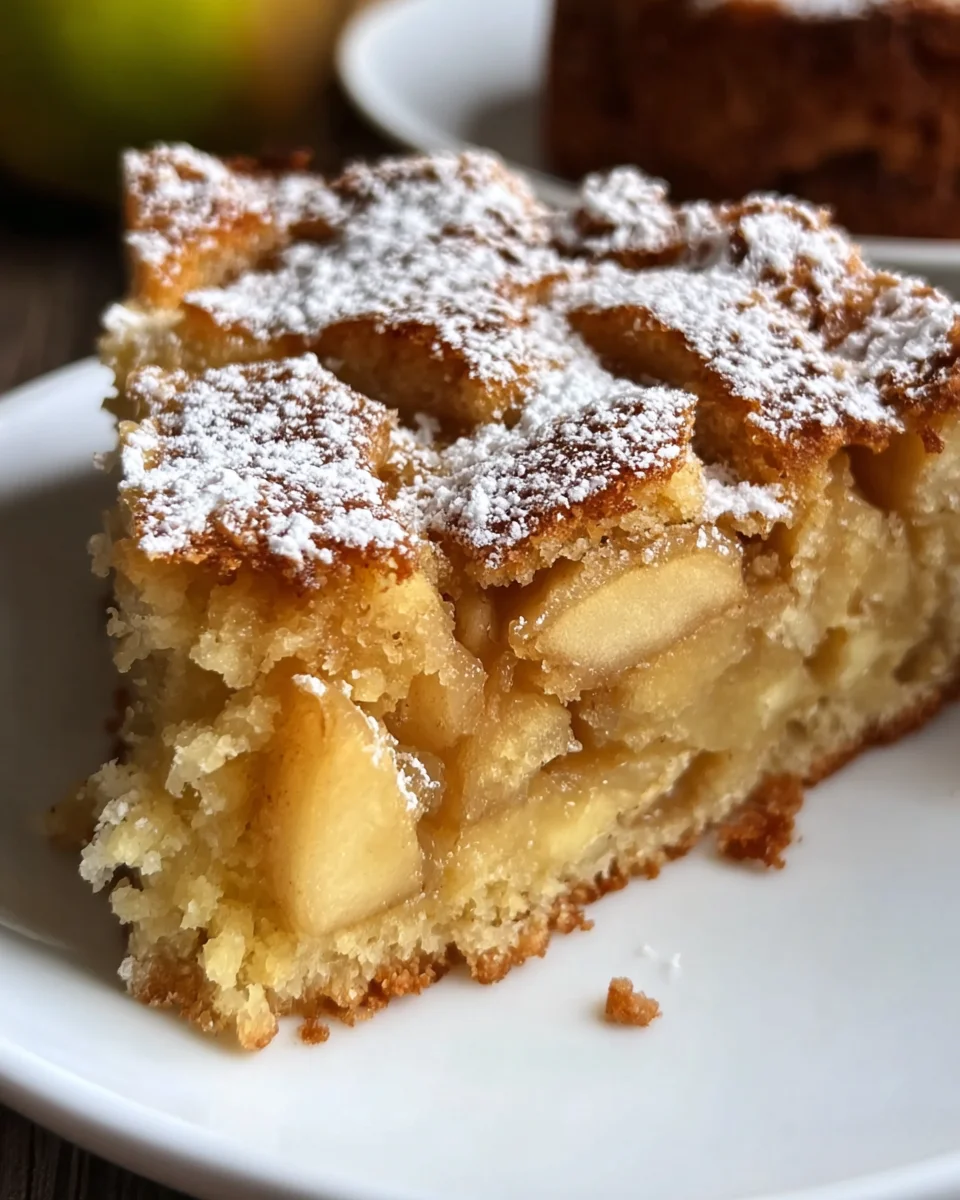 3 Ingredient Apple Cake