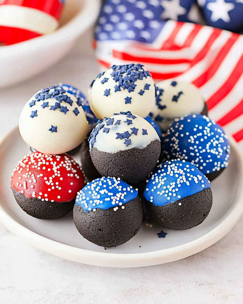 4th Of July Oreo Balls