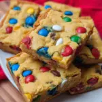 4th of July Cake-Mix Cookie Bars