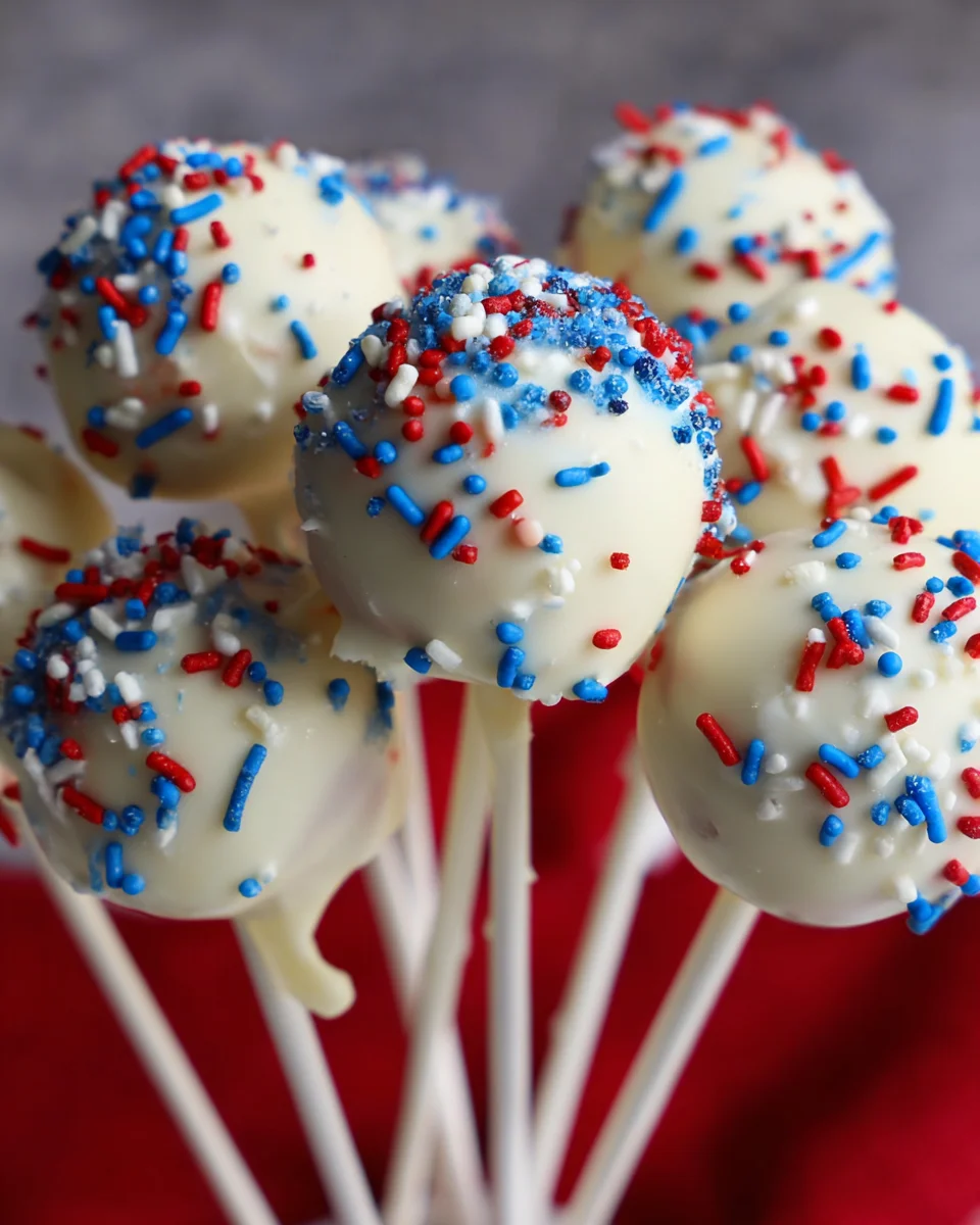 4th of July Cake pops