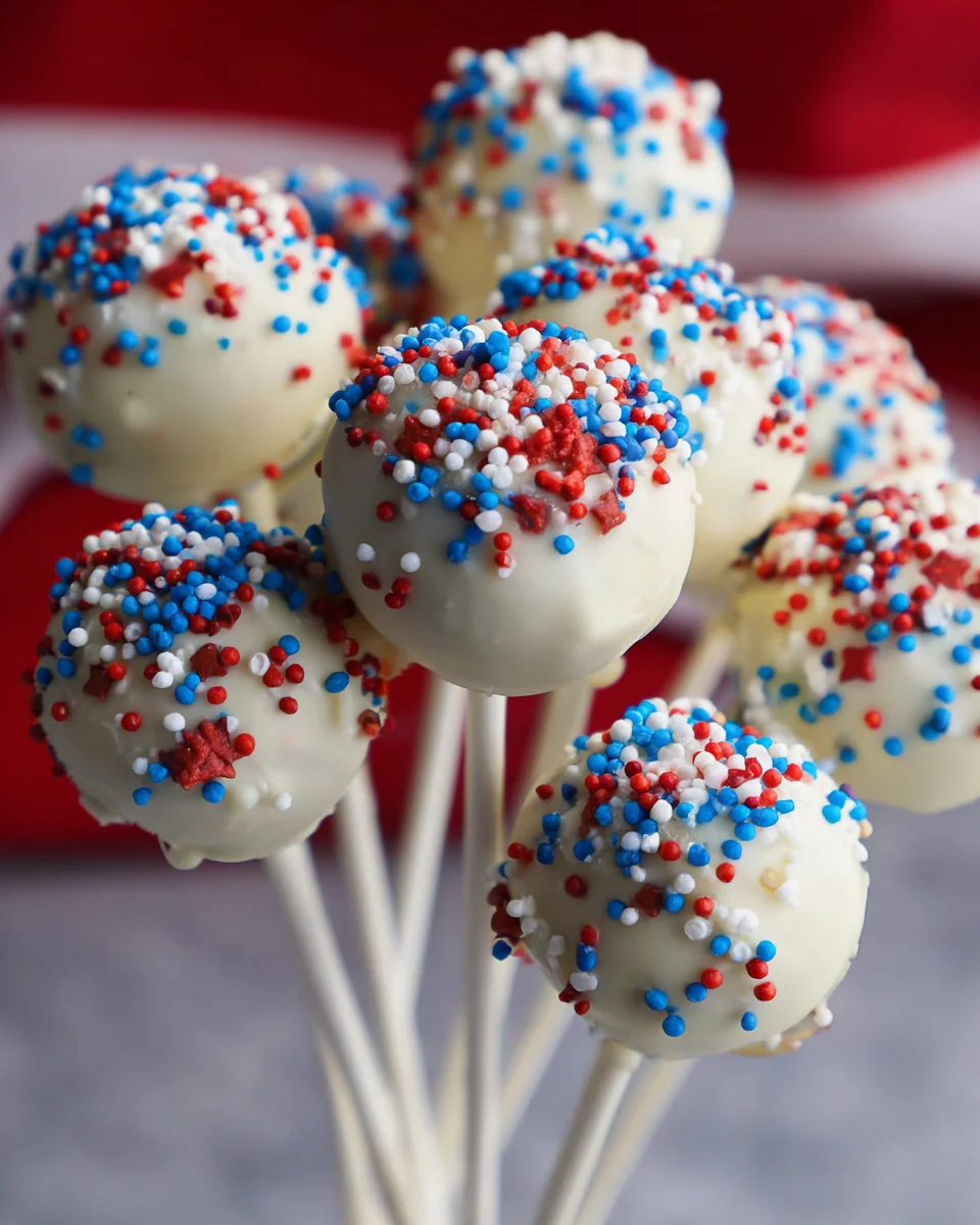 4th of July Cake pops 20 4th