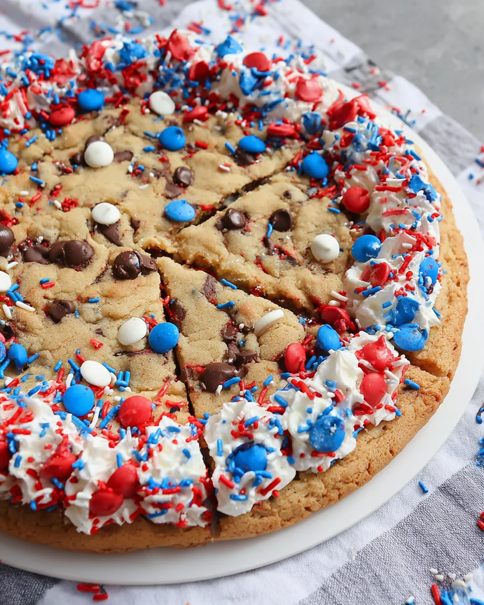 4th of July Cookie Cake