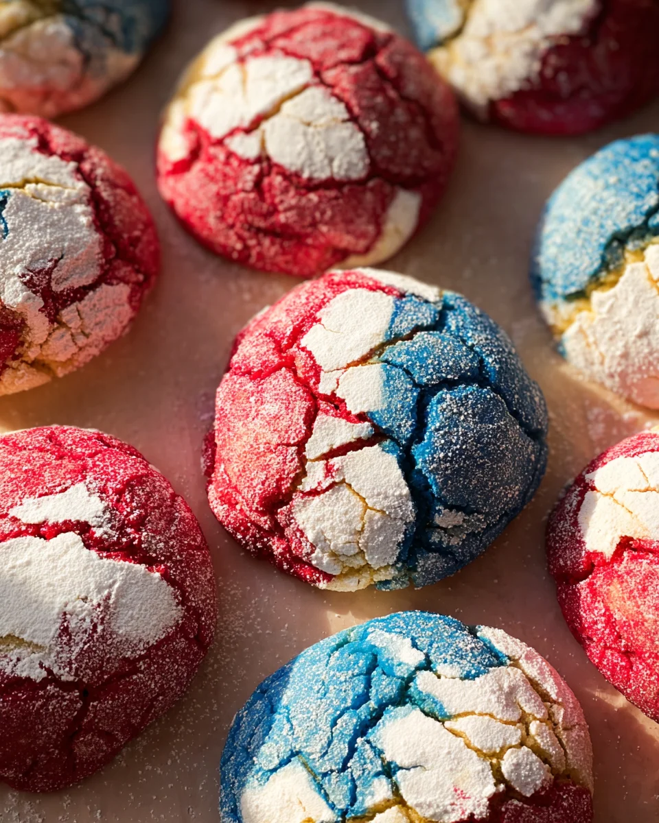 4th of July Crinkle Cookies 21 4th