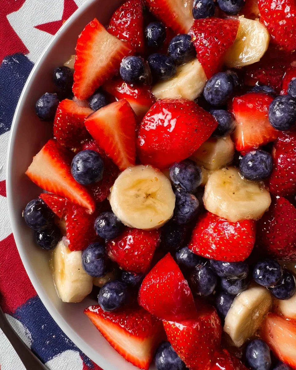 4th of July Fruit Salad 14 4th
