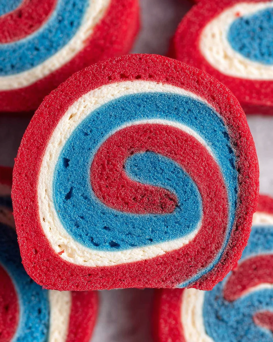 4th of July Marshmallow Pinwheels