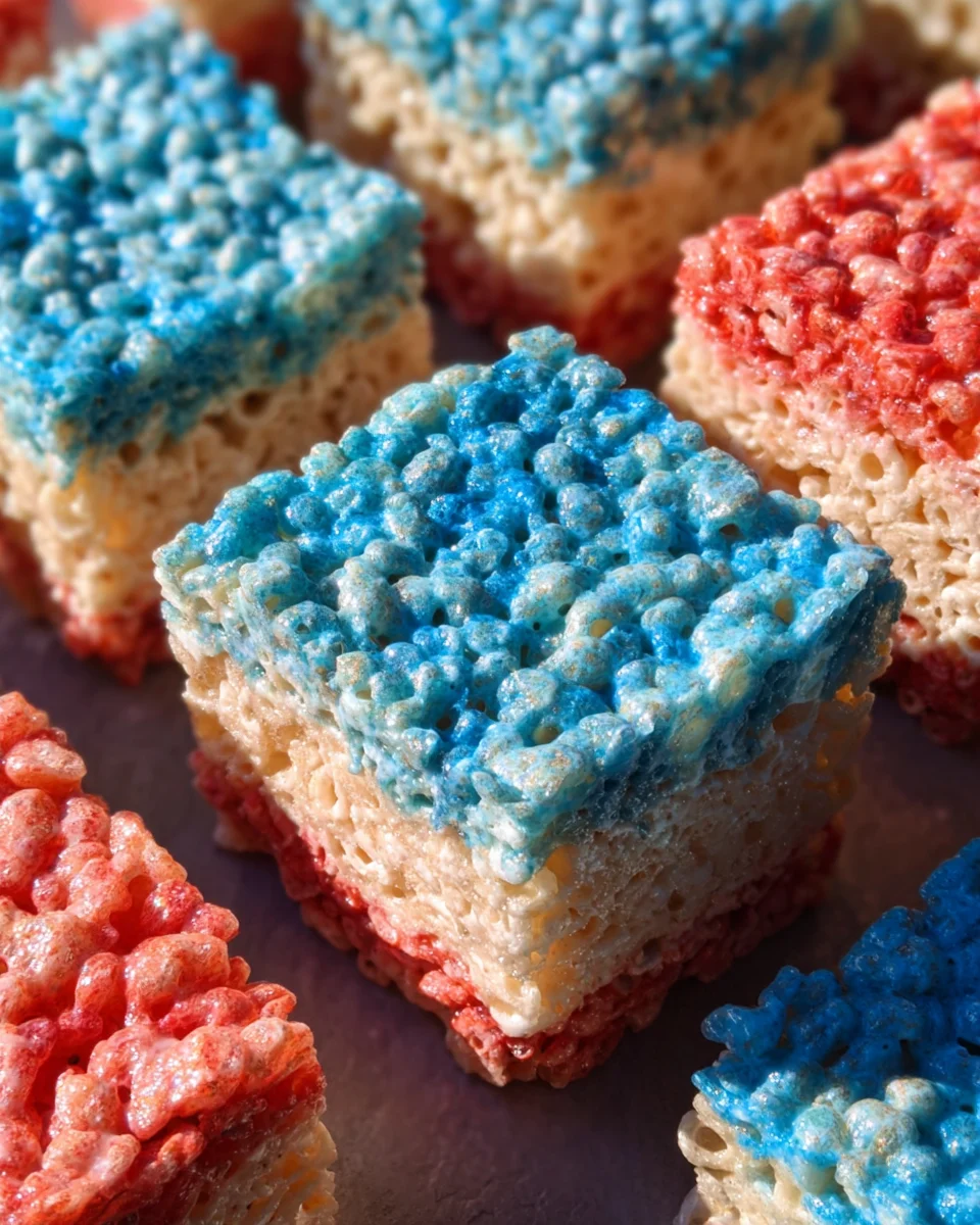4th of July Rice Krispie Treats