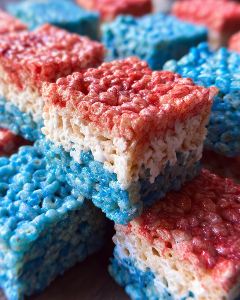 4th of July Rice Krispie Treats 13 4th