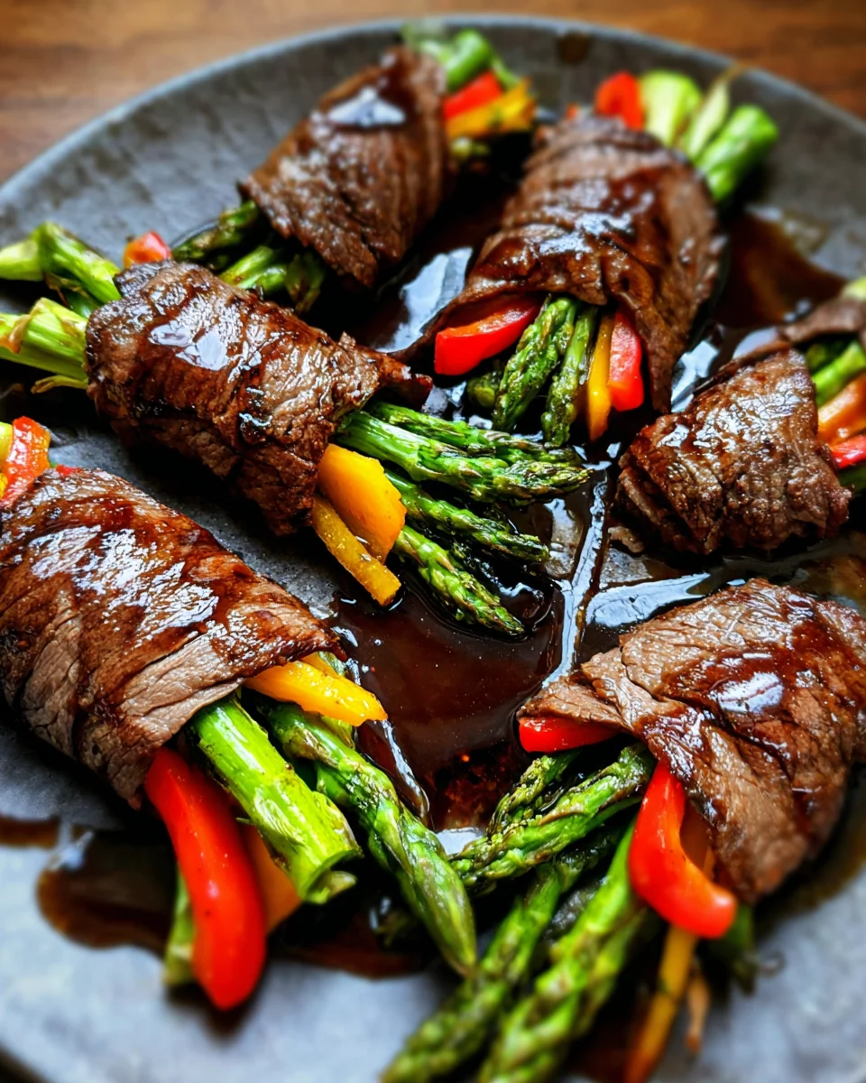 Air Fried Steak and Asparagus Bundles 18 Air