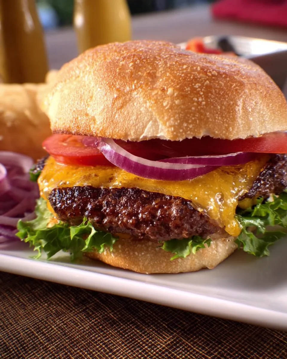 All American Cheese Burger 17 All