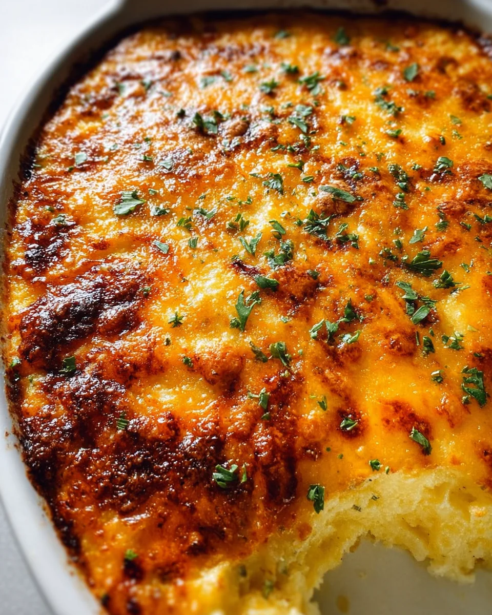 Baked Cheesy Grits