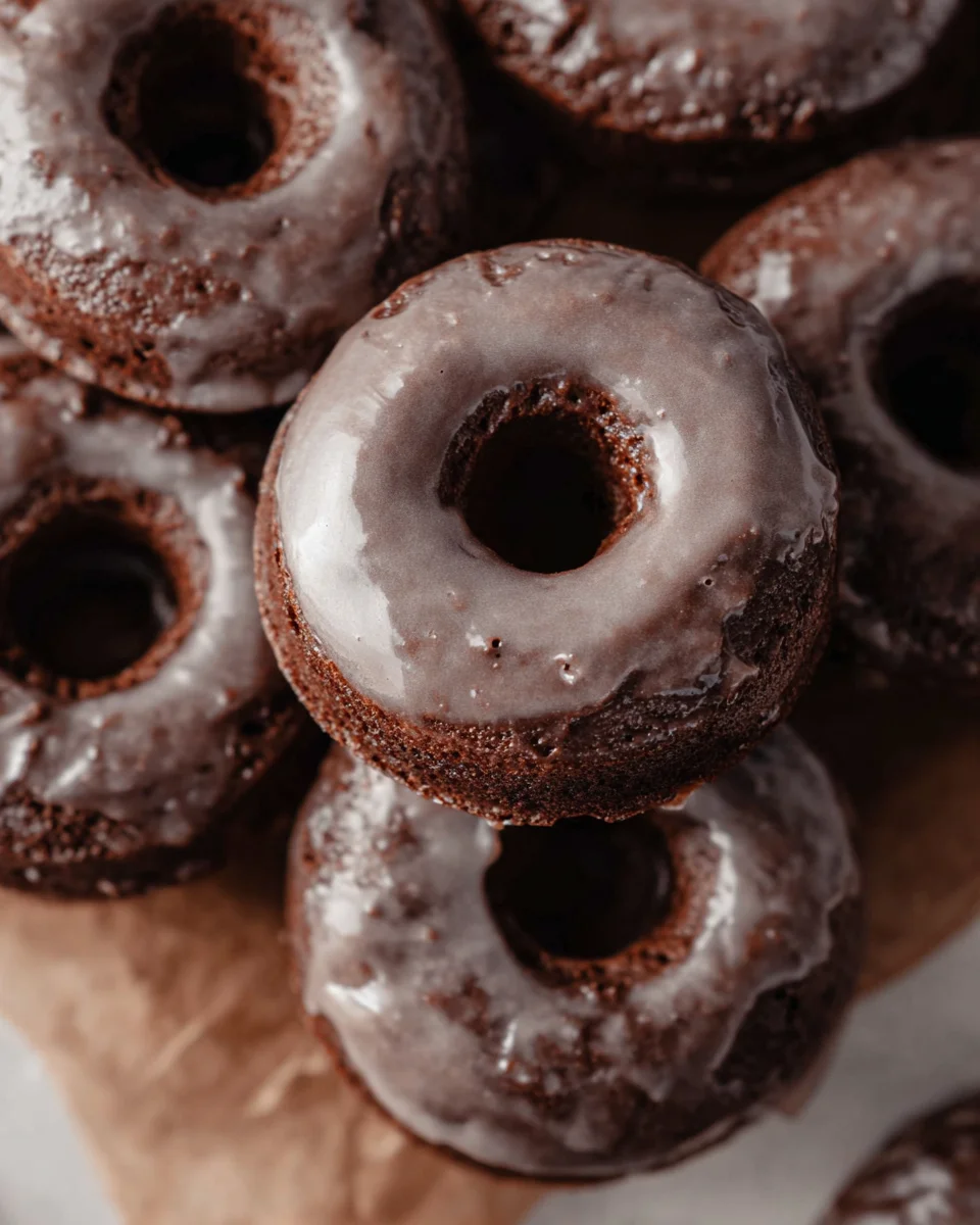 Baked Chocolate Cake Doughnuts 26 Baked