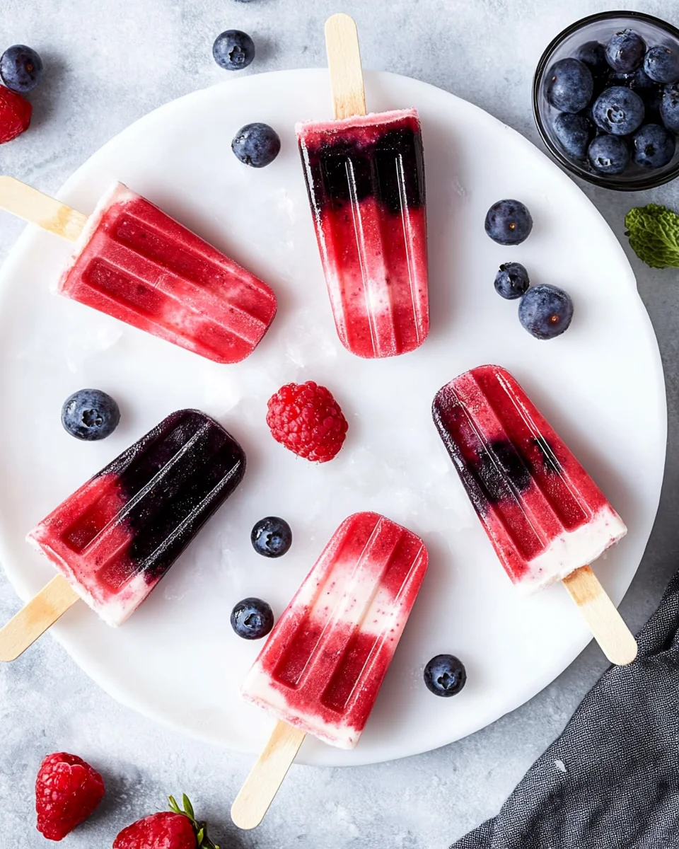 Berry-Coconut Rocket Pops 16 Berry-Coconut