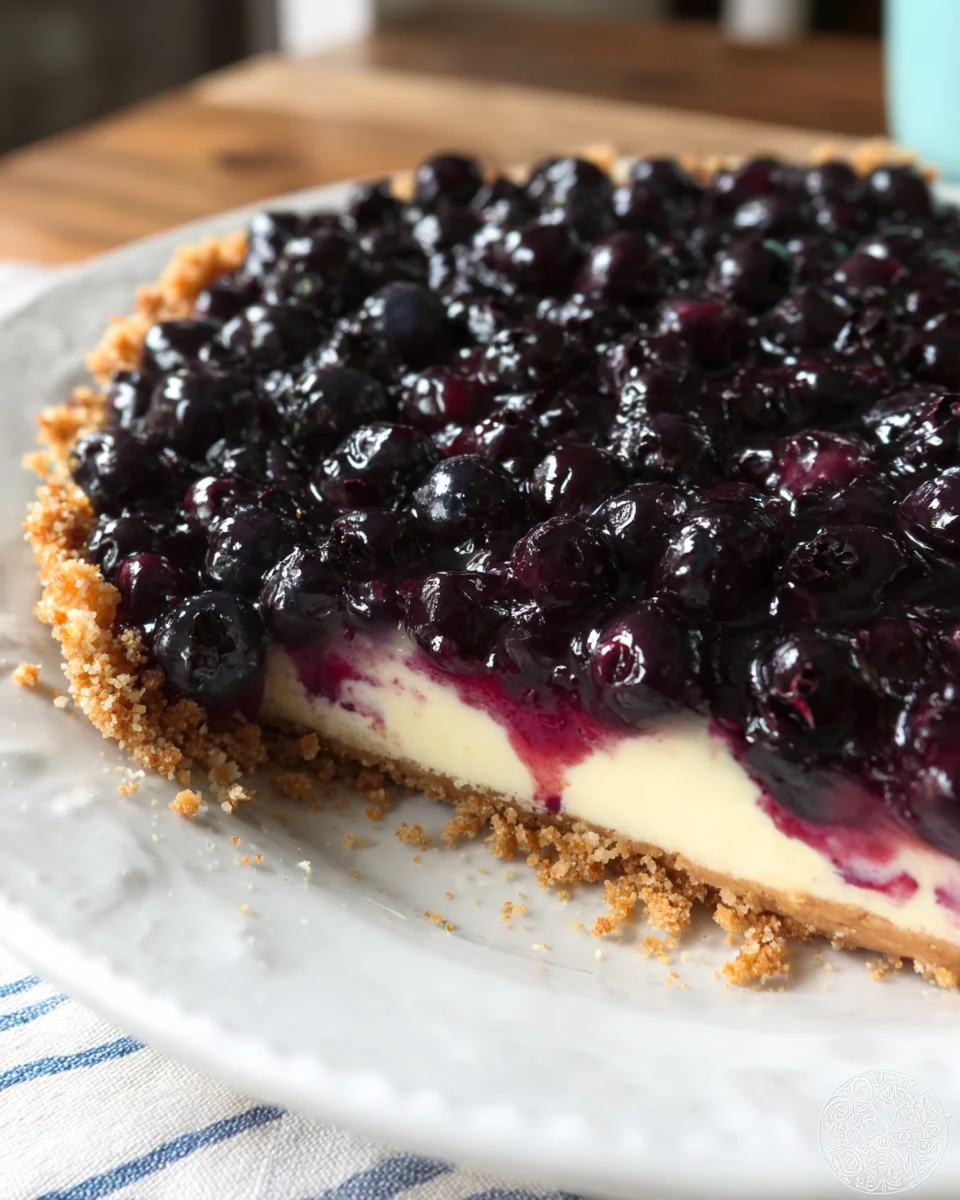 Blueberry Cream Pie