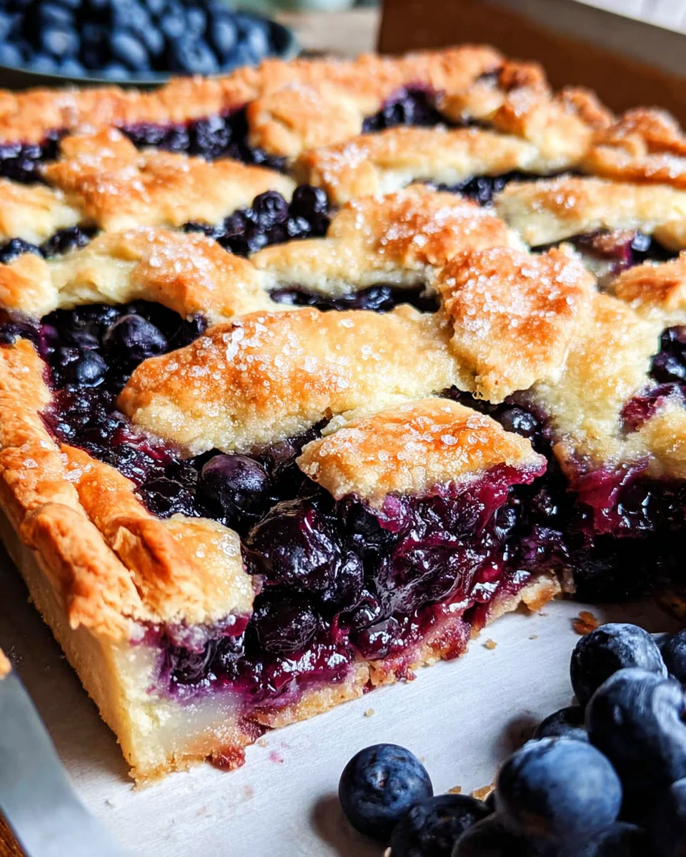 Blueberry Slab Pie