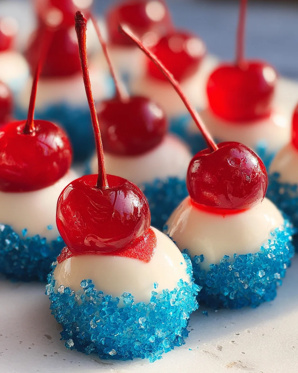 Boozy Cherry Bombs