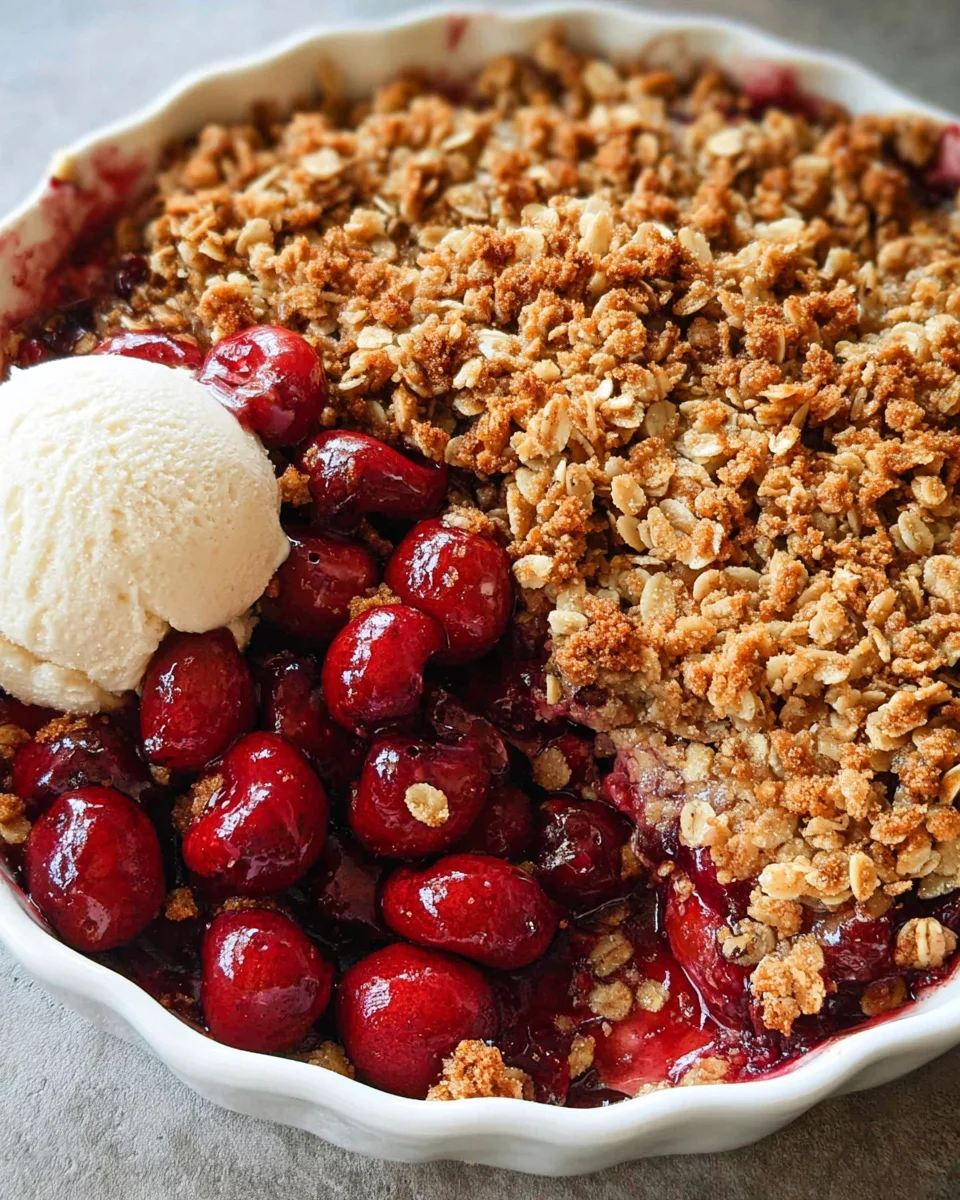 Cherry Crisp Recipe