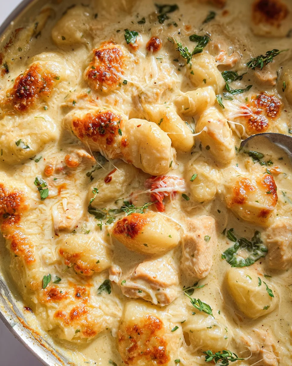 Chicken Alfredo Gnocchi 26 Chicken