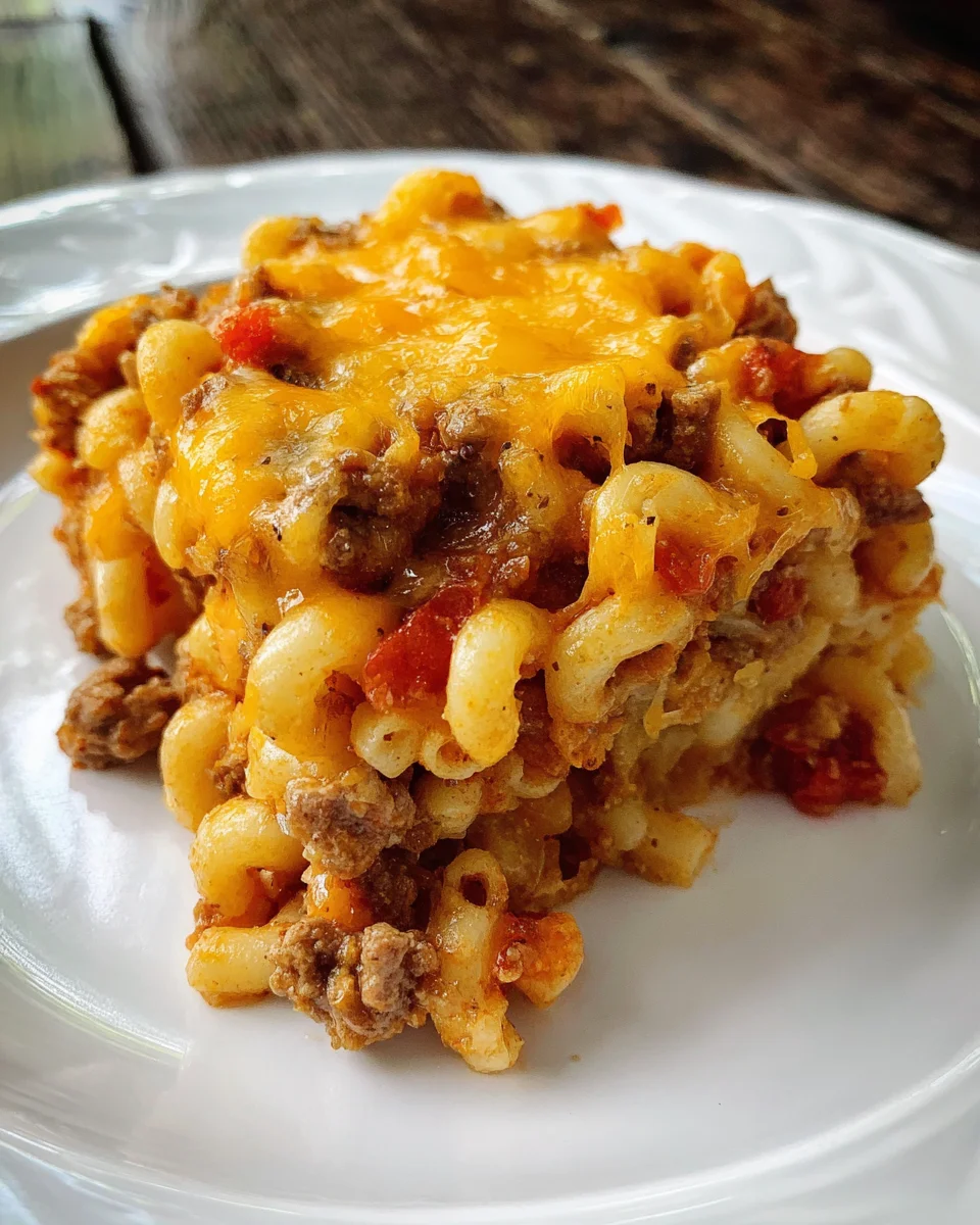 Chili Mac Casserole 17 Chili