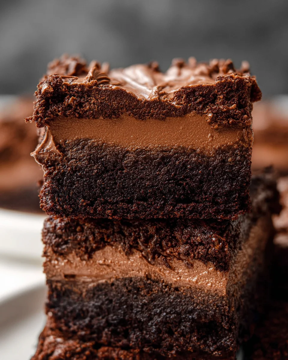 Chocolate Mousse Brownies Recipe